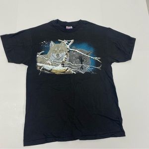 1994 Harlequin Wolves in Snow Nature Tee